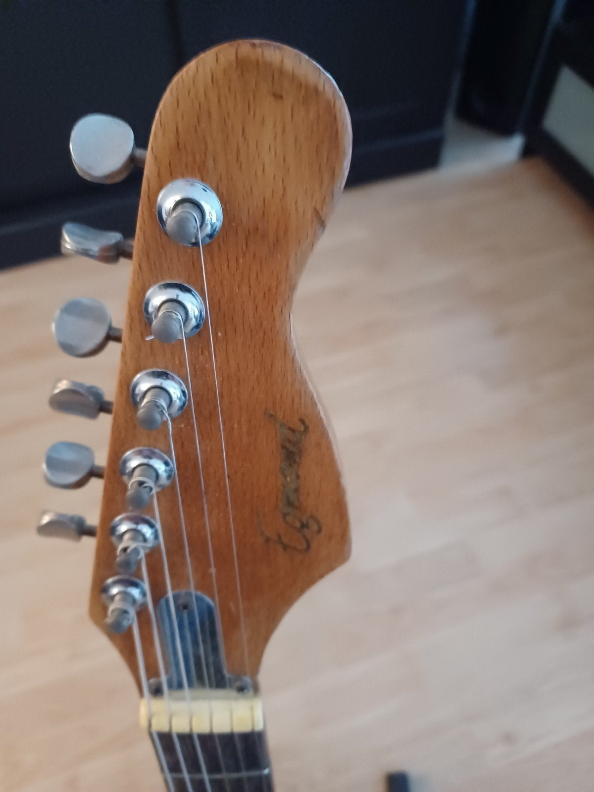 Egmond Solid Body Electrische Gitaar1960 - BIEDEN !, Ophalen, Gebruikt, Solid body, Overige merken