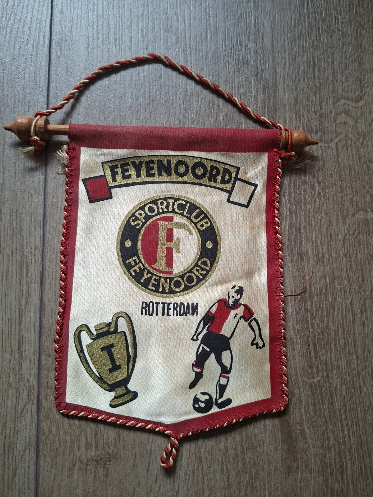 Feyenoord Vaantje uit 1970 - Vintage Voetbal Memorabilia, Verzamelen, Ophalen of Verzenden