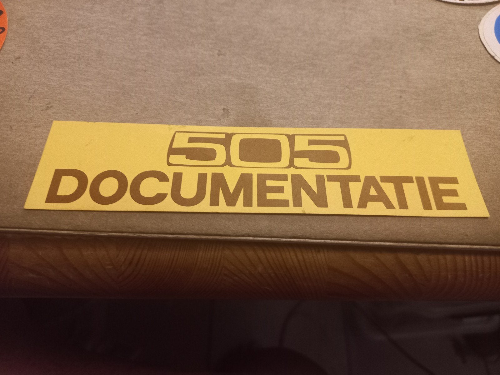Peugeot 505 Documentatie Sticker, Ophalen of Verzenden