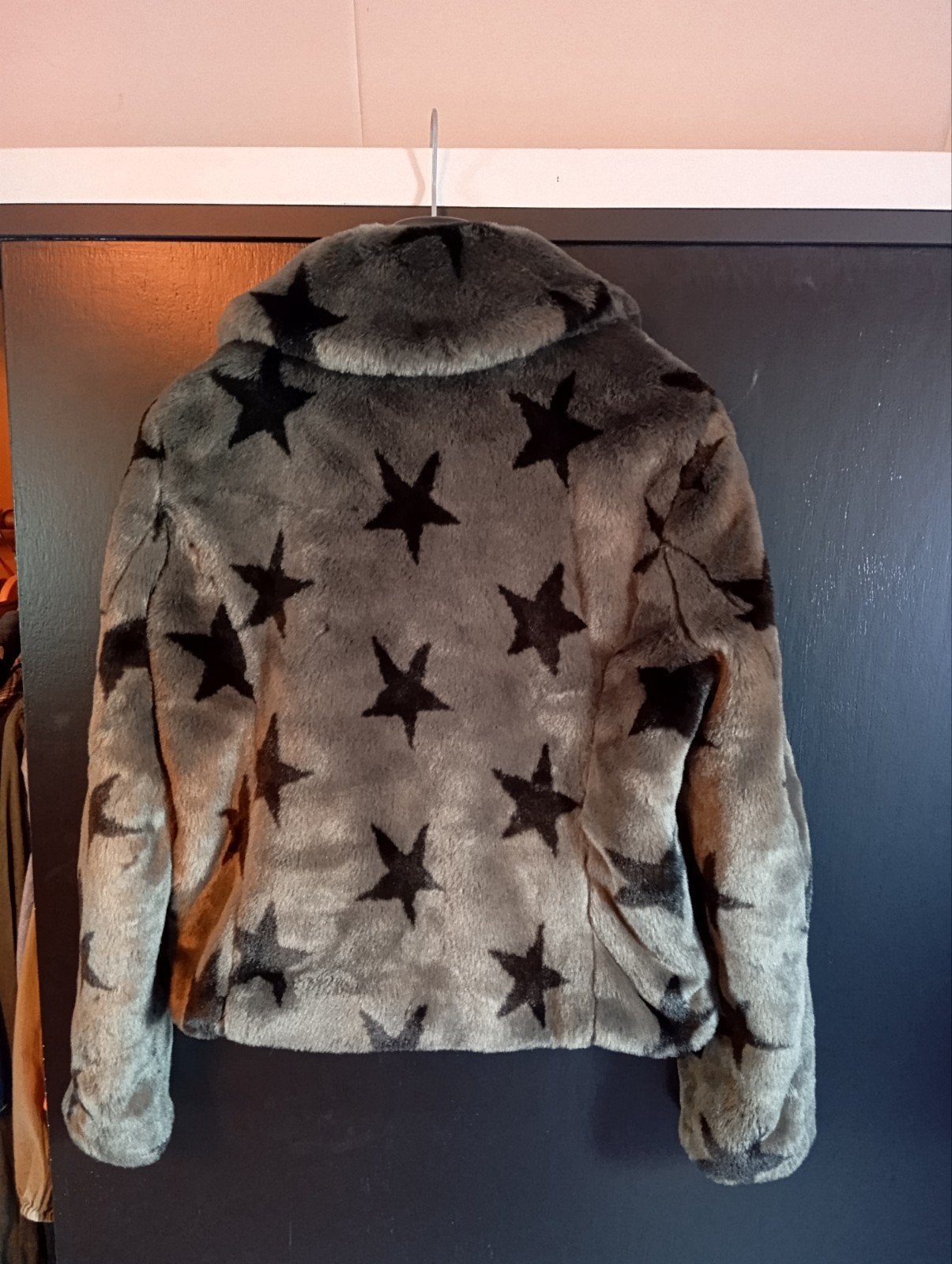 Goosecraft bontjas met sterrenprint, maat XL, Kleding | Dames, Goosecraft, Maat 46/48 (XL) of groter, Ophalen of Verzenden, Zo goed als nieuw