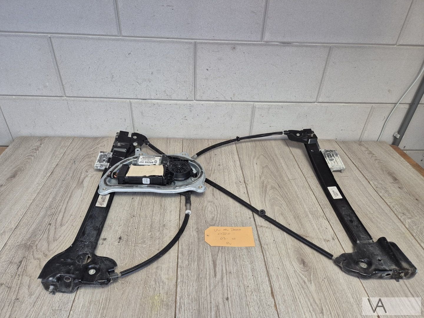 VW New Beetle cabrio 2002 - 2010 raammechanisme rechtsvoor, Auto-onderdelen, Gebruikt, -, Volkswagen, -