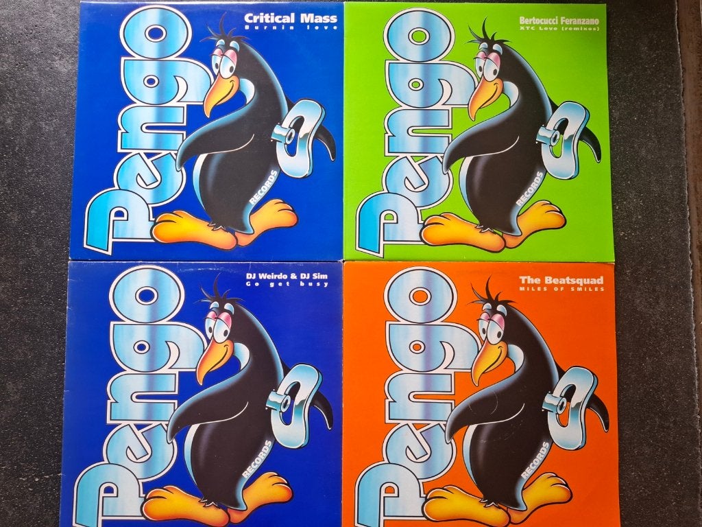 4x Hardcore vinyl - Pengo Records, Ophalen, Gebruikt, 1990 - 1999, Overige genres