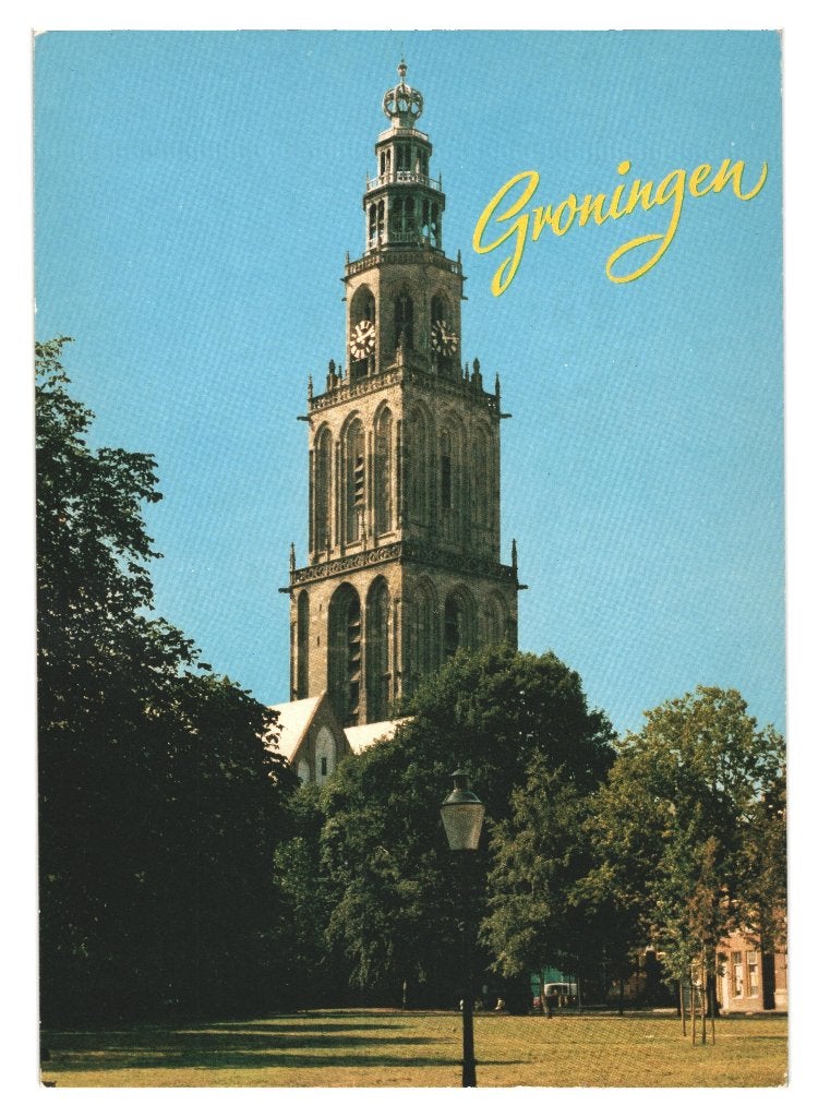 40875 Groningen 70-80 nette oude kaart onbeschreven, Ophalen of Verzenden, 1960 tot 1980, Ongelopen, Groningen
