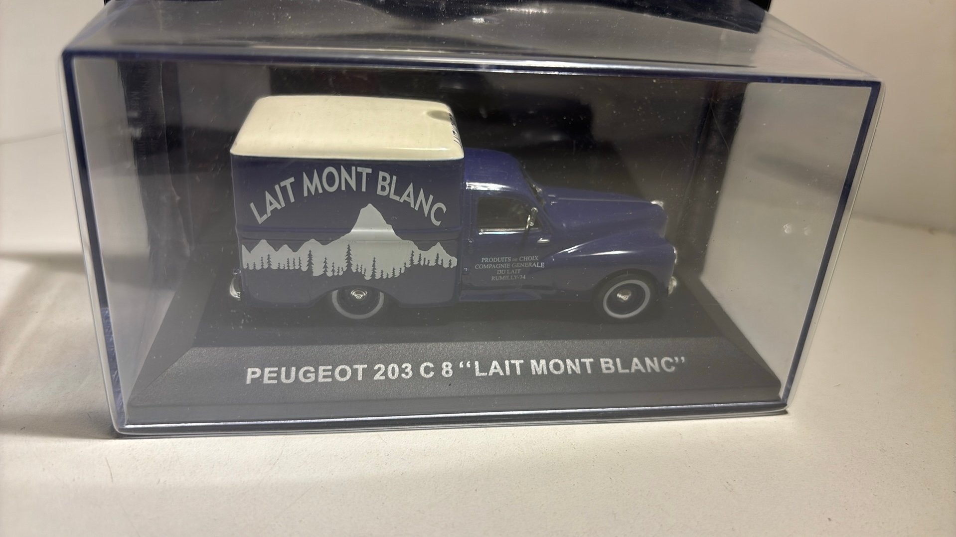 Peugeot 203 c8 lait mont black altaya 1.43, Overige merken, Auto, Ophalen of Verzenden, A
