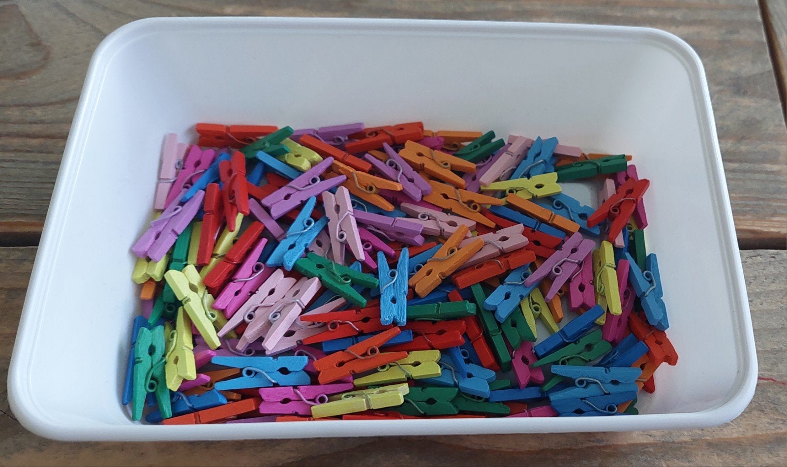 Mini wasknijpers, diverse Kleuren, Ophalen of Verzenden, Nieuw, Hout
