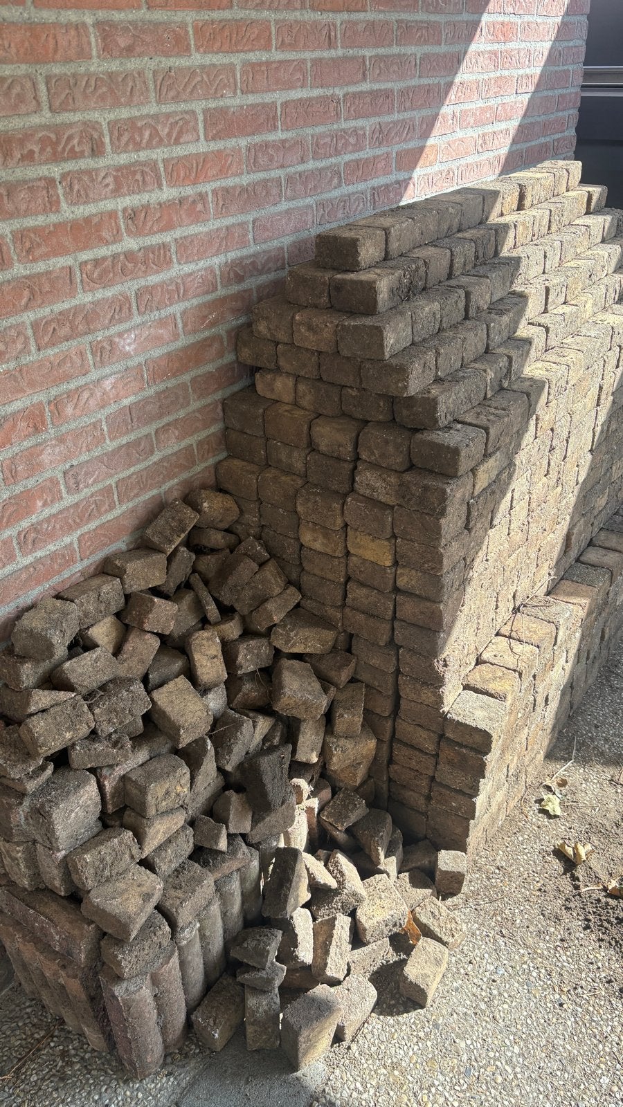 Gratis af te halen: Tegels 10x10 cm, Tuin en Terras, Tegels en Klinkers, Ophalen, Gebruikt, Overige materialen, Terrastegels