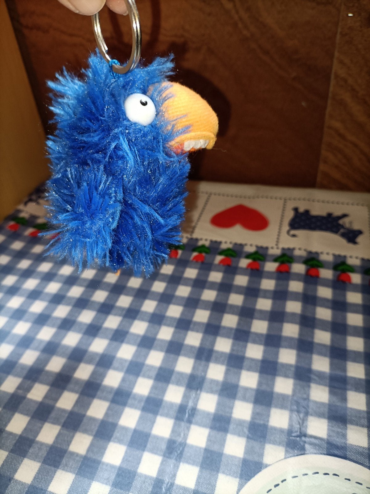 Croky sleutelhanger knuffeltje blauw, Verzamelen, Ophalen of Verzenden, Zo goed als nieuw