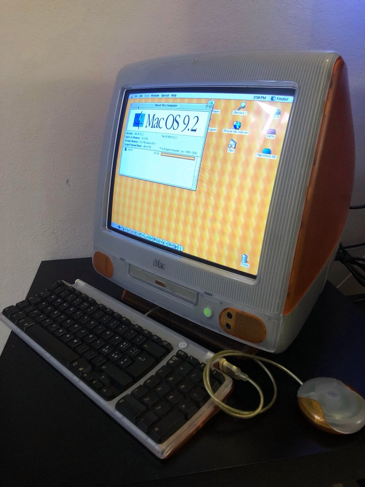 Apple iMac G3 Tangerine 266MHz met Mac OS 9.2, Computers en Software, Ophalen