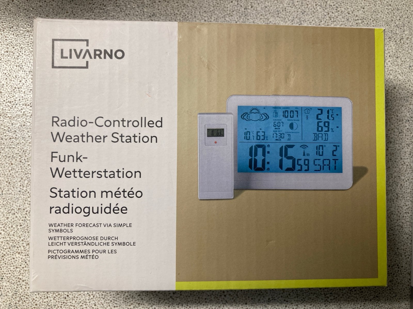 Nieuw Livarno Radio-Controlled Weerstation, Ophalen of Verzenden, Nieuw, Weerstation