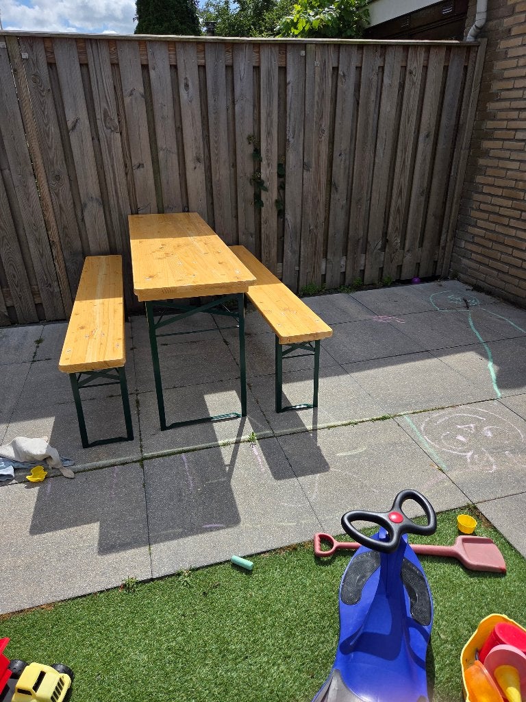Tuinset zgan, Ophalen, Nieuw, Hardhout