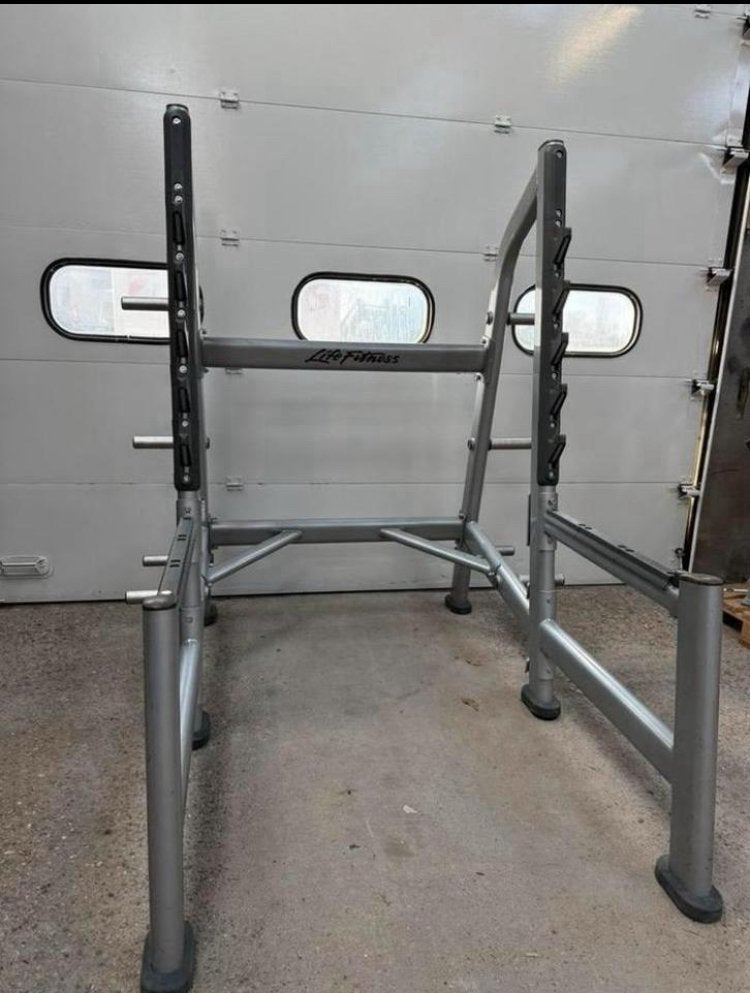 Life Fitness squatrek / Multi rek / Signature series, Ophalen, Benen, Gebruikt, -