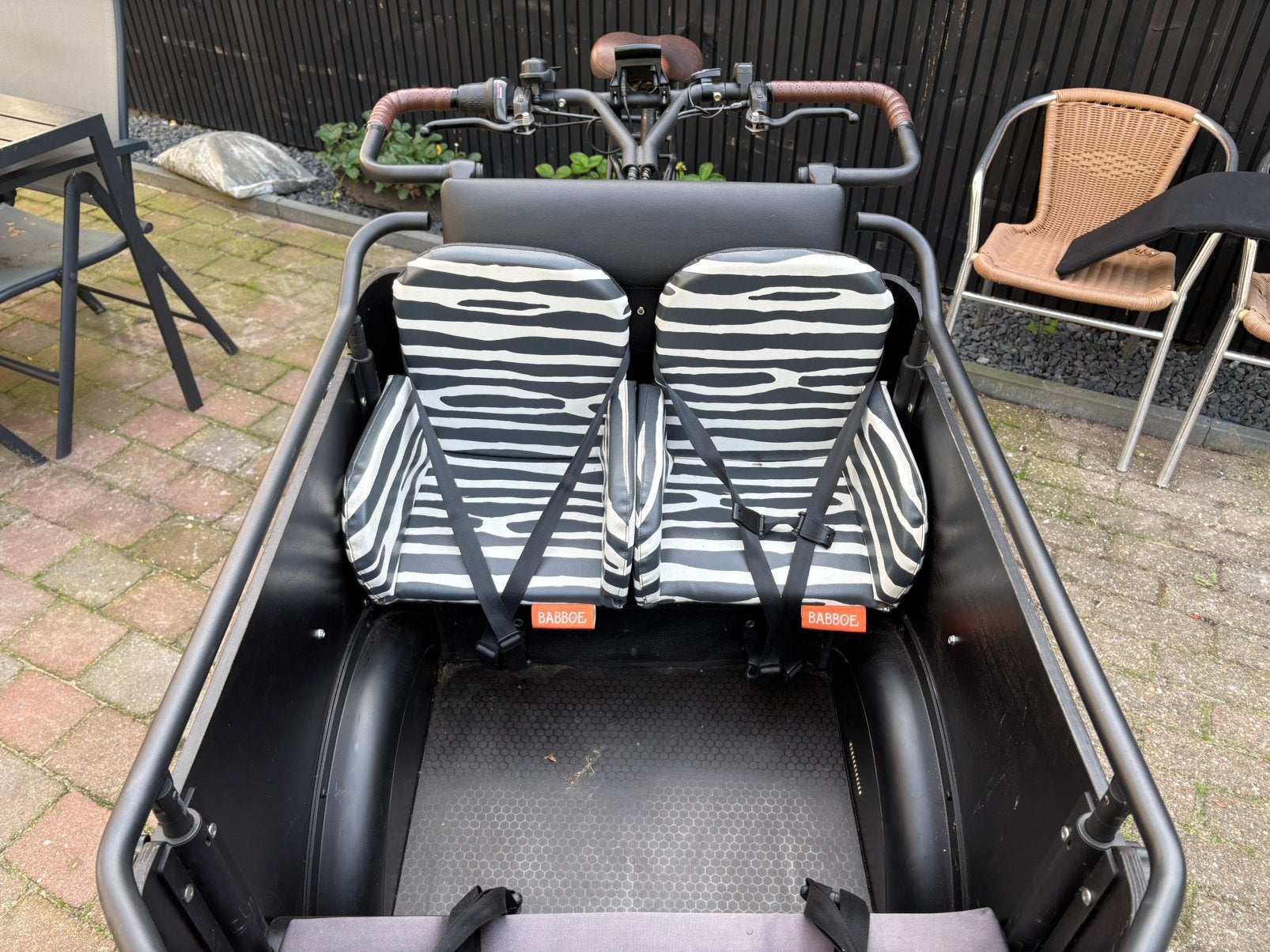 Bakfiets keewee 4 persoons slechts 22km!!!, 4 kinderen of meer, Zo goed als nieuw, Elektrisch, Schijfrem