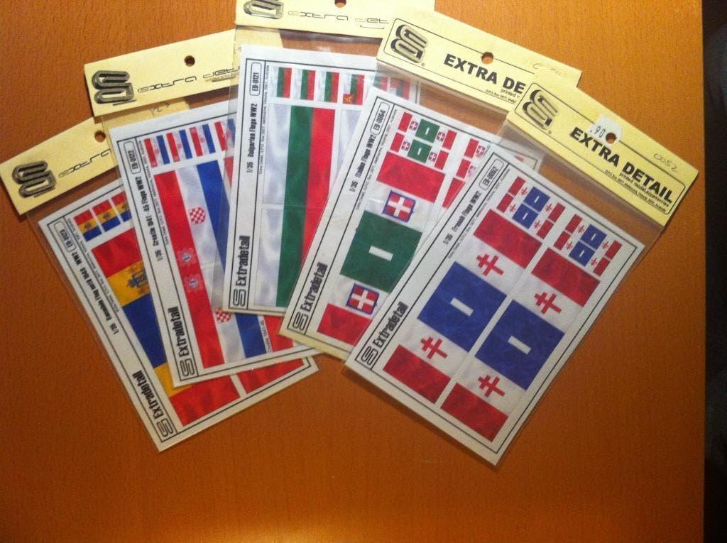 ExtraDetail kavel posters 	& vlaggen ww2 1/35, Ophalen of Verzenden, Nieuw, 1:35 tot 1:50