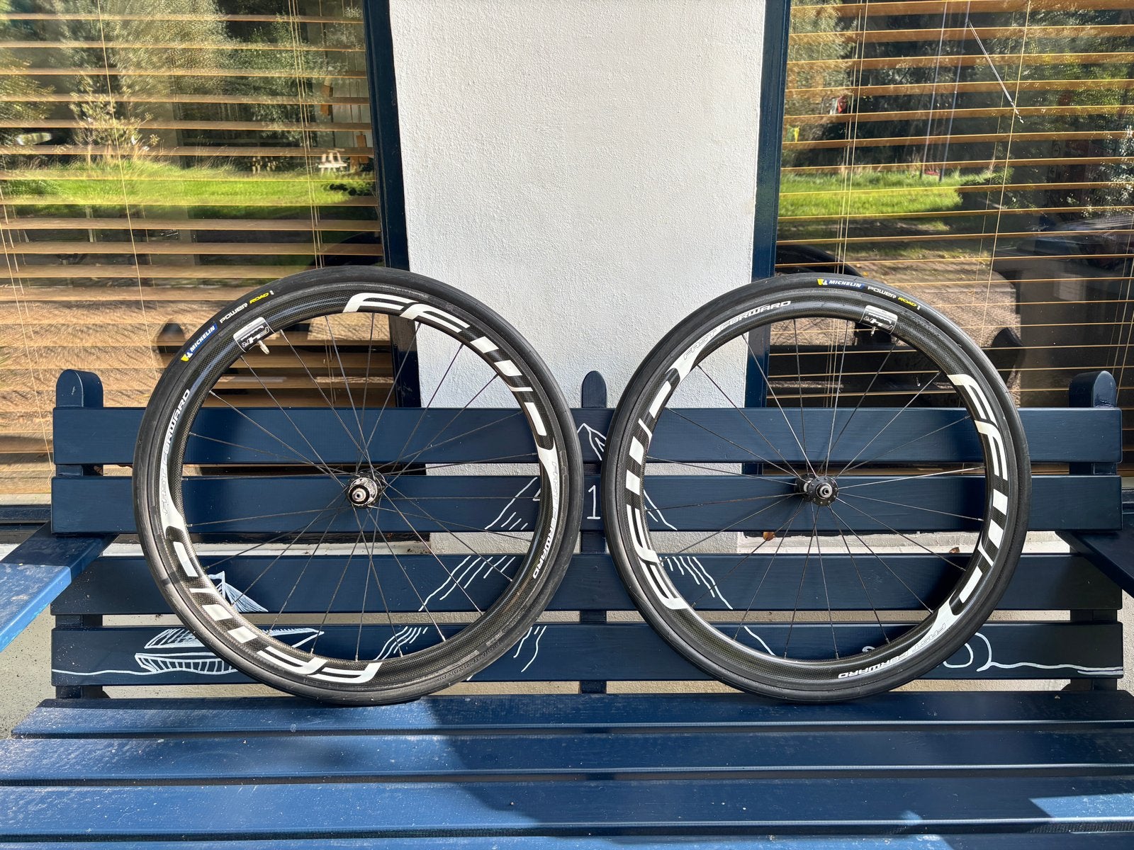 FFWD Carbon Wielset met Shimano Body, Gebruikt, Racefiets, Carbon, Ophalen