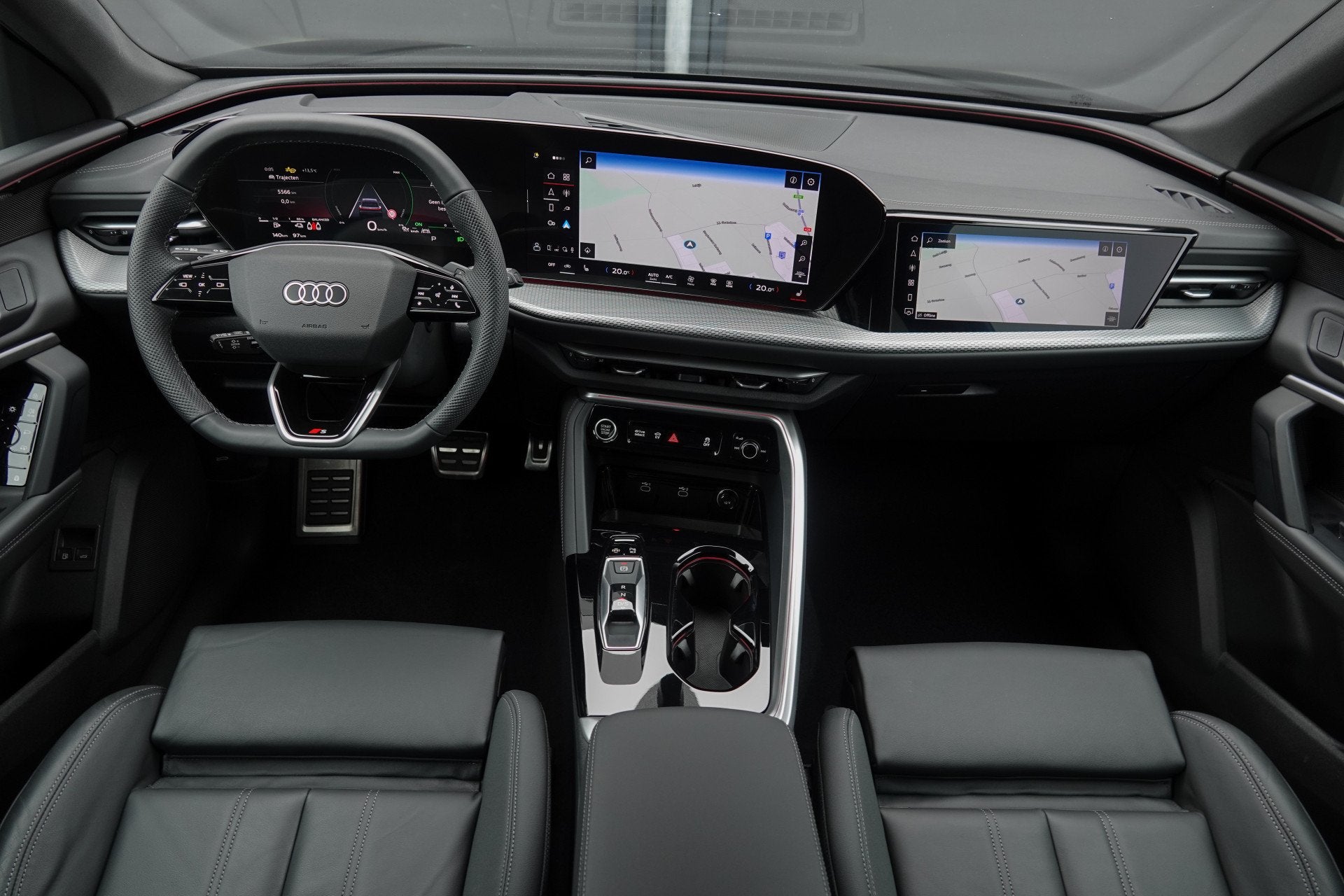 Audi Q5 e-hybrid 367Pk | Plug In Hybride | Quattro | S-Line, Automaat, Automatische klimaatregeling, Gebruikt, Zwart