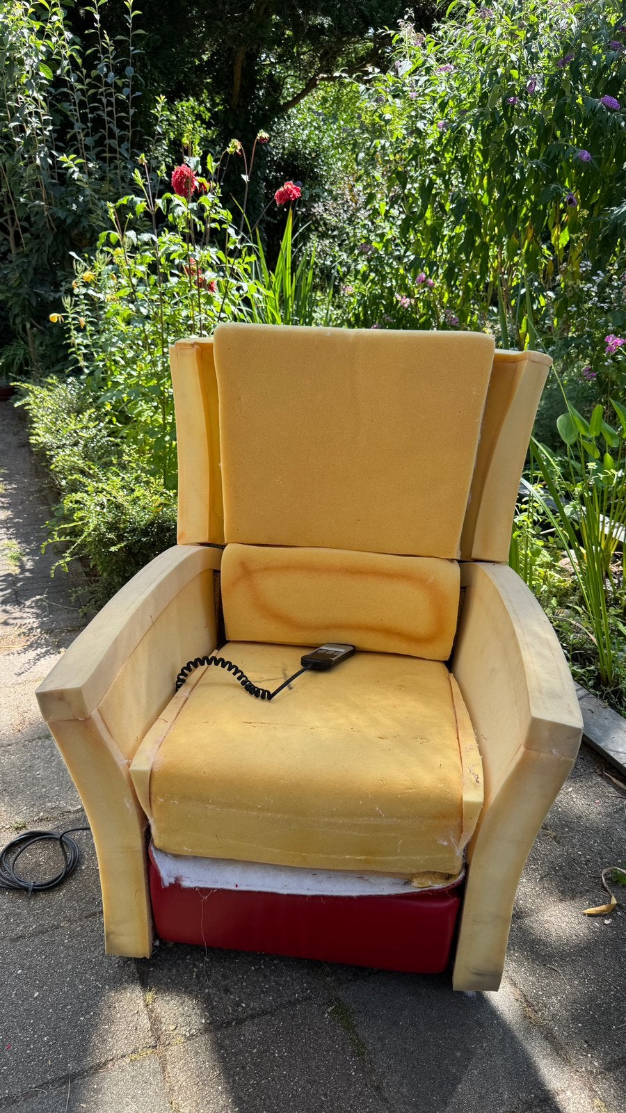 Hukla relaxfauteuil om te bekleden, Ophalen, Gebruikt, Overige materialen, 50 tot 75 cm