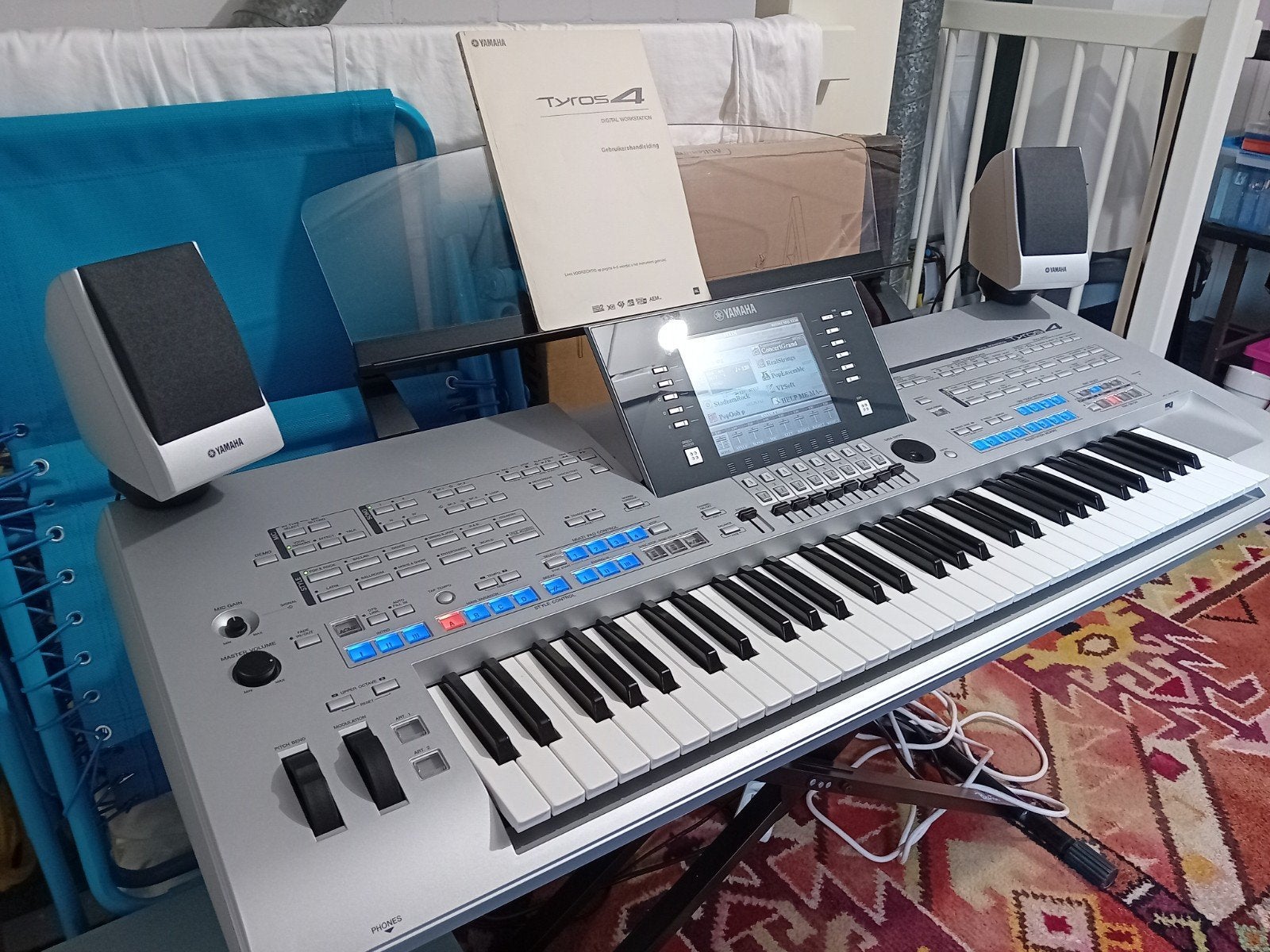 Yamaha Tyros 4 absolute nieuwstaat., Muziek en Instrumenten, Ophalen, Zo goed als nieuw, 61 toetsen, Yamaha