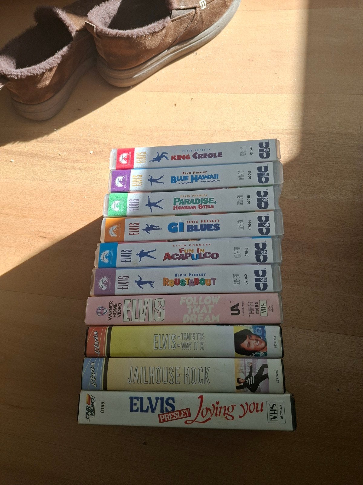 elvis presley vhs, Cd's en Dvd's, Alle leeftijden, Ophalen of Verzenden, Zo goed als nieuw