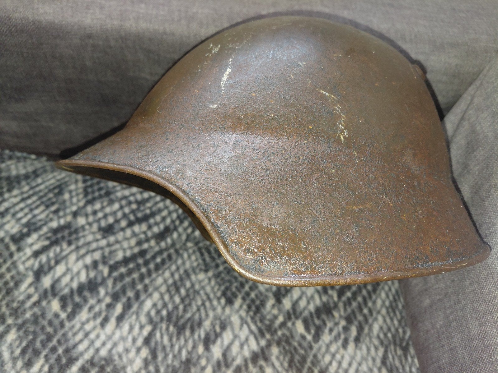 Zwitserse M18 helm WO1., Verzamelen, Militaria | Tweede Wereldoorlog, Ophalen of Verzenden, Duitsland, Helm of Baret