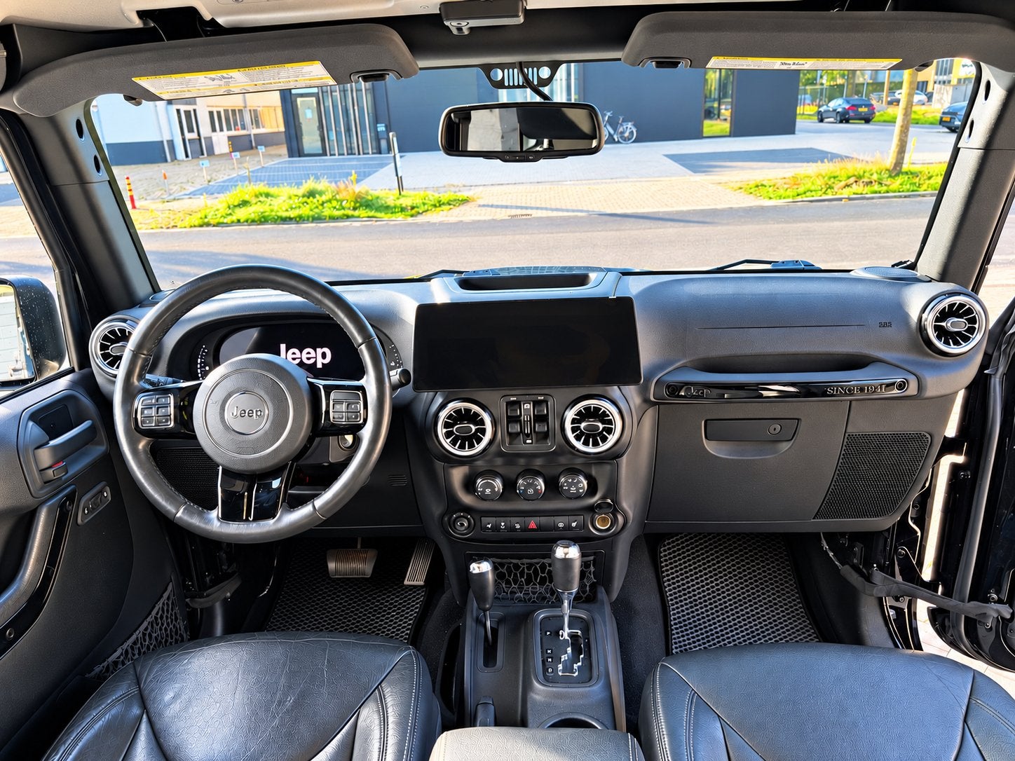 JEEP WRANGLER 3.6 V6 SAHARA EXTREME MOOISTE BLACK EDITION‼️, Auto's, Automaat, 2000 kg, Zwart, Leder
