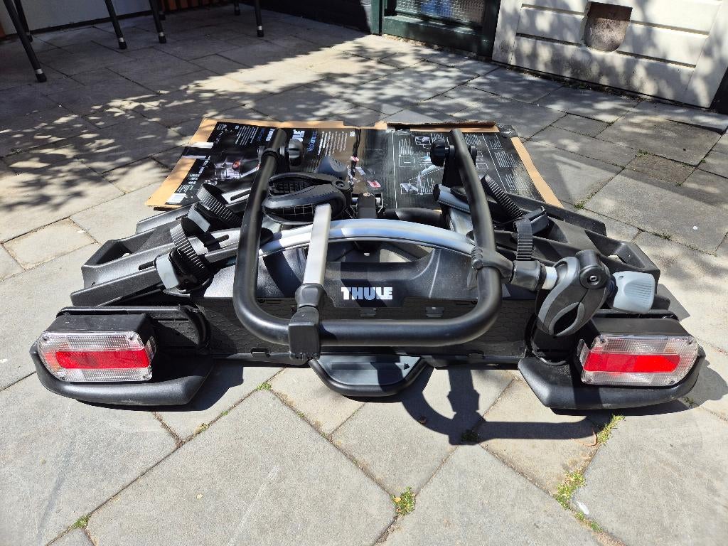 Fietsendrager thule velo compact 925 alu, Auto diversen, Fietsendragers, Ophalen of Verzenden, Zo goed als nieuw, 2 fietsen, Trekhaakdrager