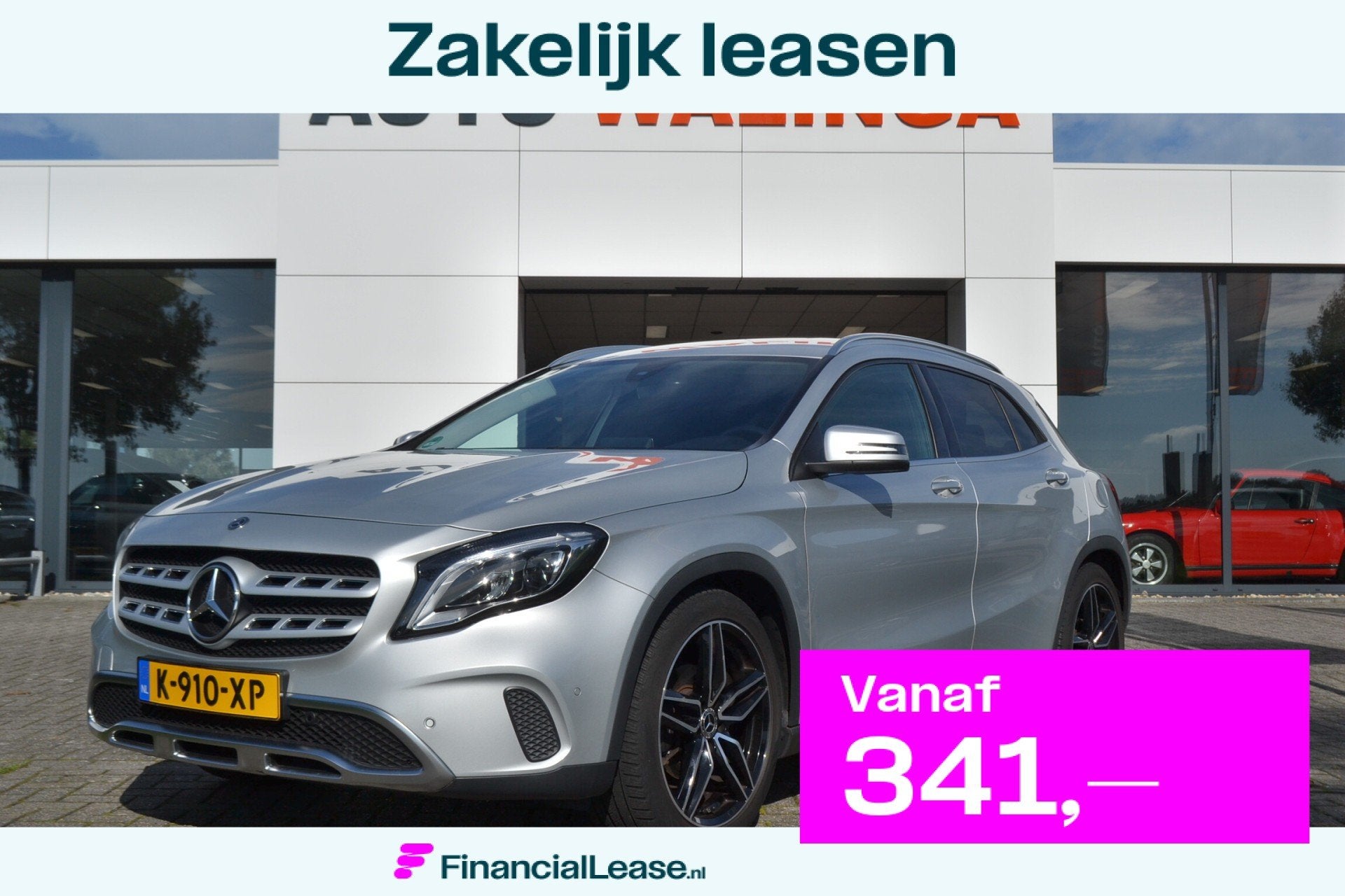 Mercedes-Benz GLA 180 Automaat | Leer | Carplay | Stoelverw., 15 km/l, Gebruikt, 4 cilinders, 715 kg