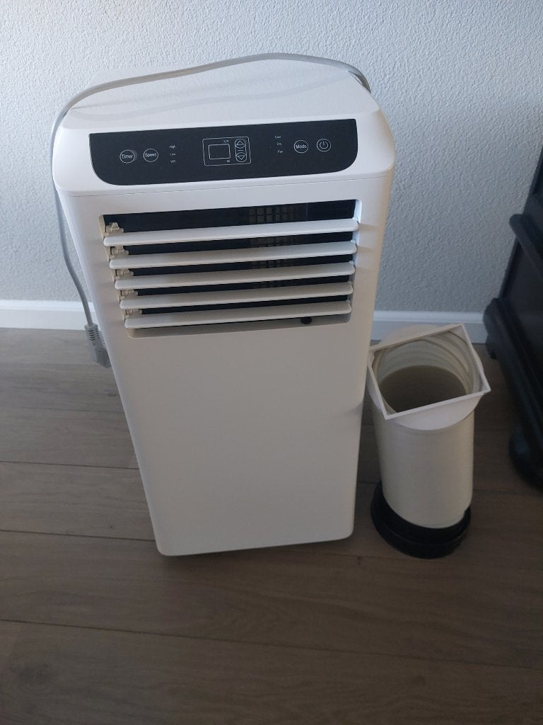 Mobiele Airco 9000 BTU met afstandsbediening, Ophalen, Minder dan 60 m³, Timer, 3 snelheden of meer