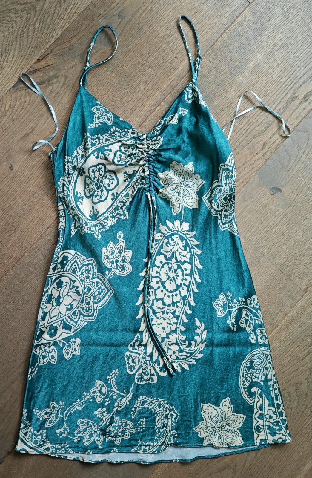Te koop: mooi zomers jurkje van het merk ZARA MT: XS, Blauw, Zara, Ophalen of Verzenden, Maat 34 (XS) of kleiner