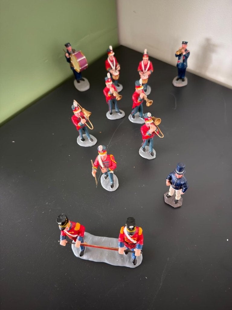 Lemax muzikanten / muziek makende figuren – kerstfiguren, Ophalen, Gebruikt