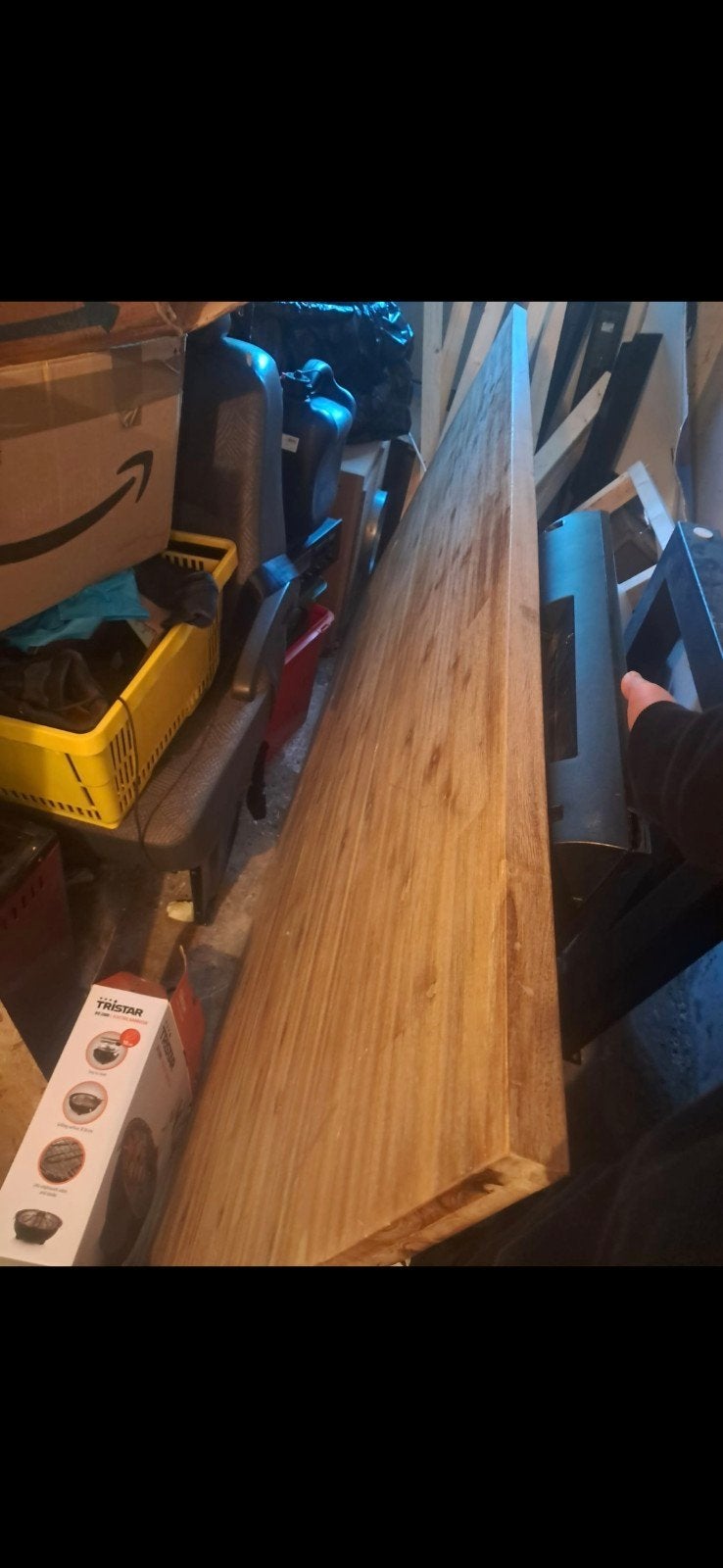 eetkamer tafel met zwarte poten, Huis en Inrichting, Ophalen