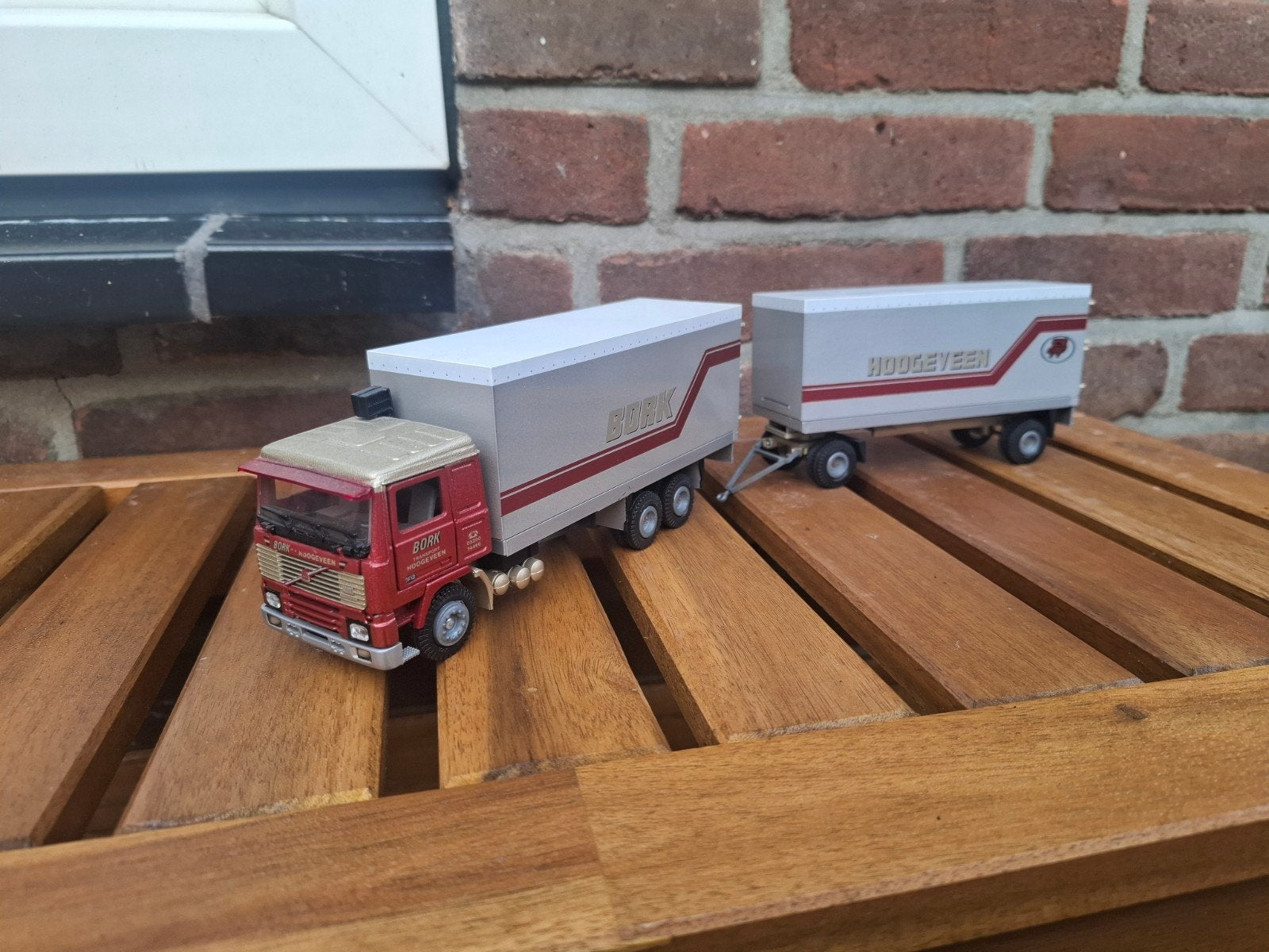 Tekno volvo F12 Fa Bork Hoogeveen, Ophalen of Verzenden, Zo goed als nieuw, Bus of Vrachtwagen, Tekno