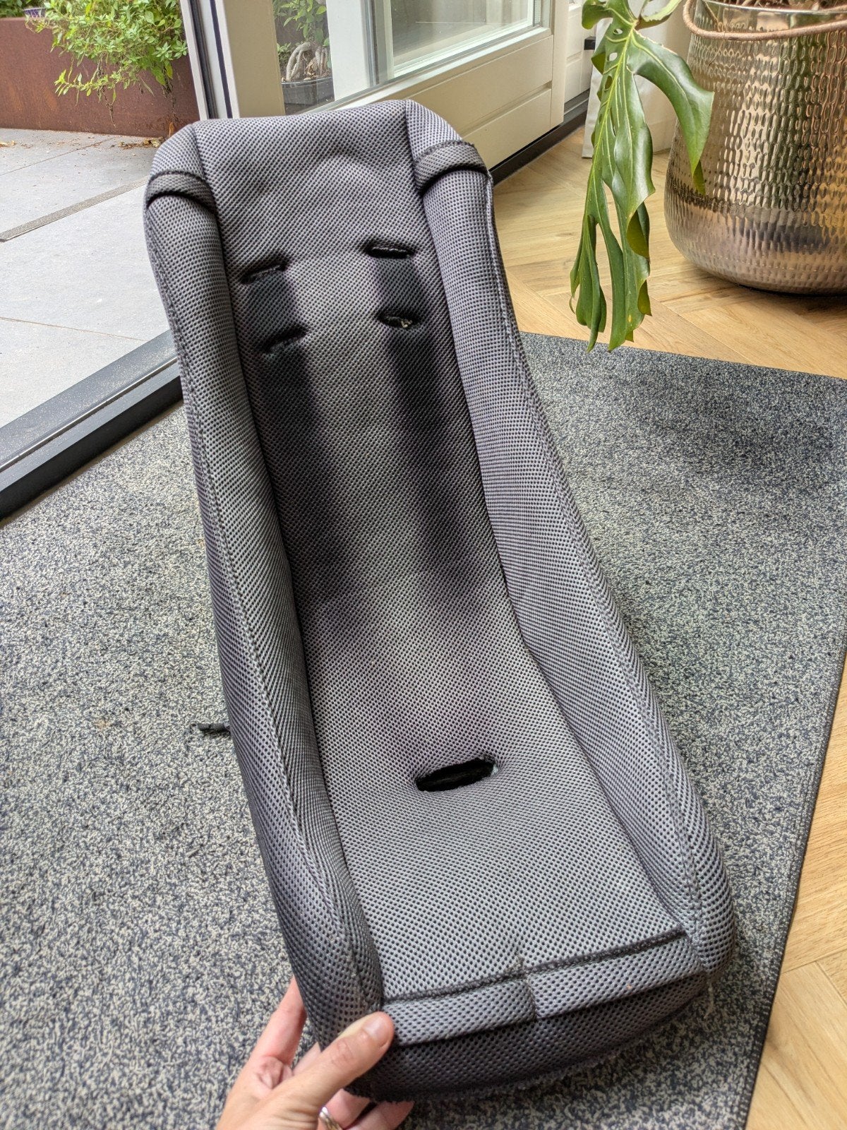 Peuterschaal/peuterzitje melia bakfiets, Ophalen, Gebruikt, 1 kind