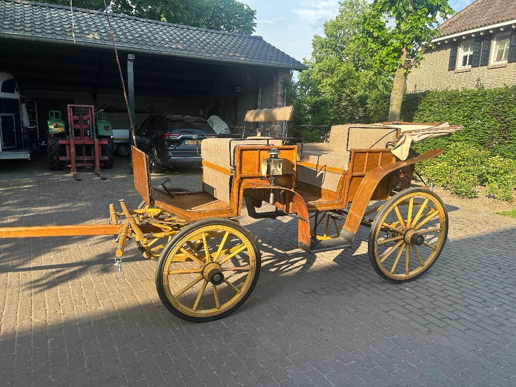 Antieke Jachtwagen, Dieren en Toebehoren, Rijtuigen en Koetsen, Gebruikt, Overige typen, Paard of Pony