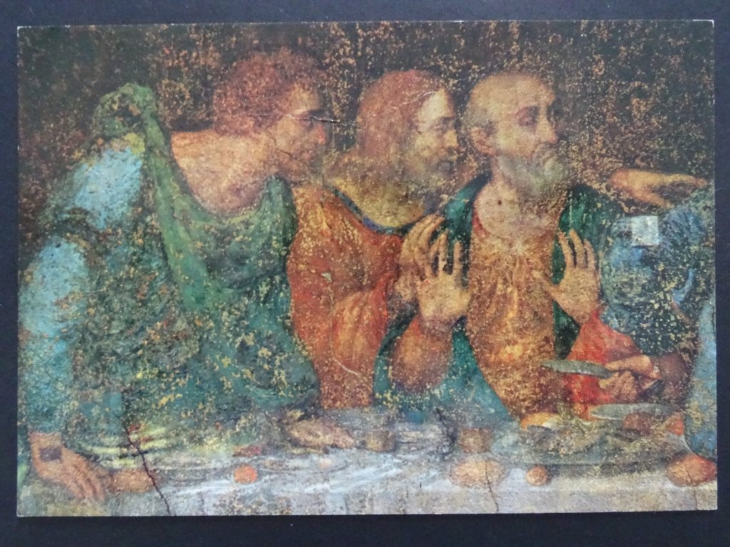 Milaan / Het Laatste Avondmaal / Kerk S. Maria delle Grazie, Ophalen of Verzenden, Voor 1920, Ongelopen, Sterren en Beroemdheden