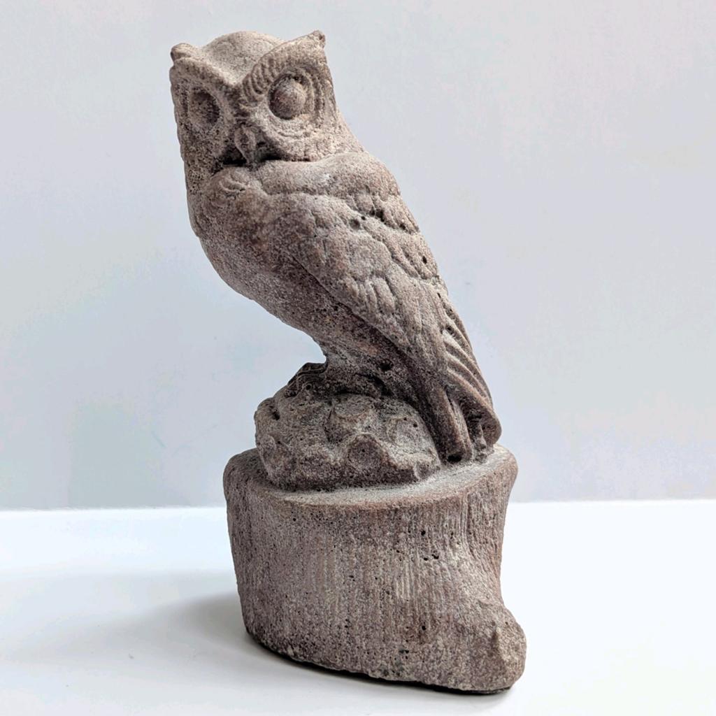 Beeld - Uil van steen, Ophalen of Verzenden, Dier