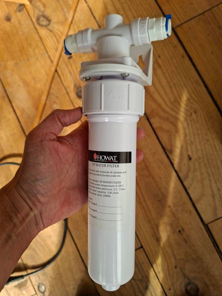 Howat kokendwaterkraan filtersysteem, Ophalen of Verzenden, Gebruikt
