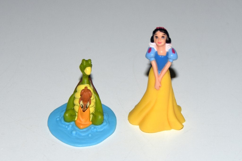 Sneeuwwitje & Schildpad figuren Albert Heijn poppetjes, Verzamelen, Albert Heijn, Verzenden