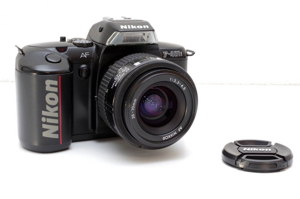 Nikon F-401x film F-mount SLR + Nikon 35-70mm zoomlens + bat, Verzenden, Refurbished, Spiegelreflex, Nikon