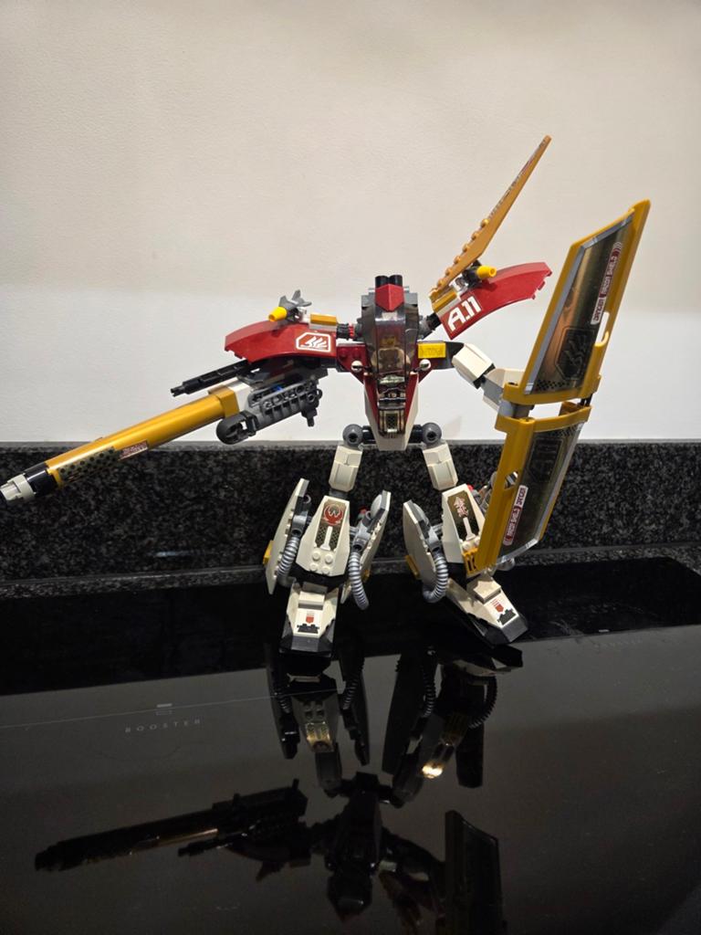 LEGO Exo-Force 7714 Golden Guardian Limited Gold Edition, Gebruikt, Overige thema's, Lego, Ophalen of Verzenden