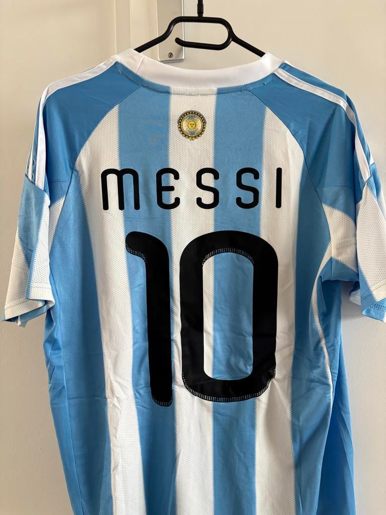 Retro messi argeninie Wk 2010 adidas Large barca psg Lionel, Kleding | Heren, Sportkleding, Maat 52/54 (L), Blauw, Nieuw, Ophalen of Verzenden