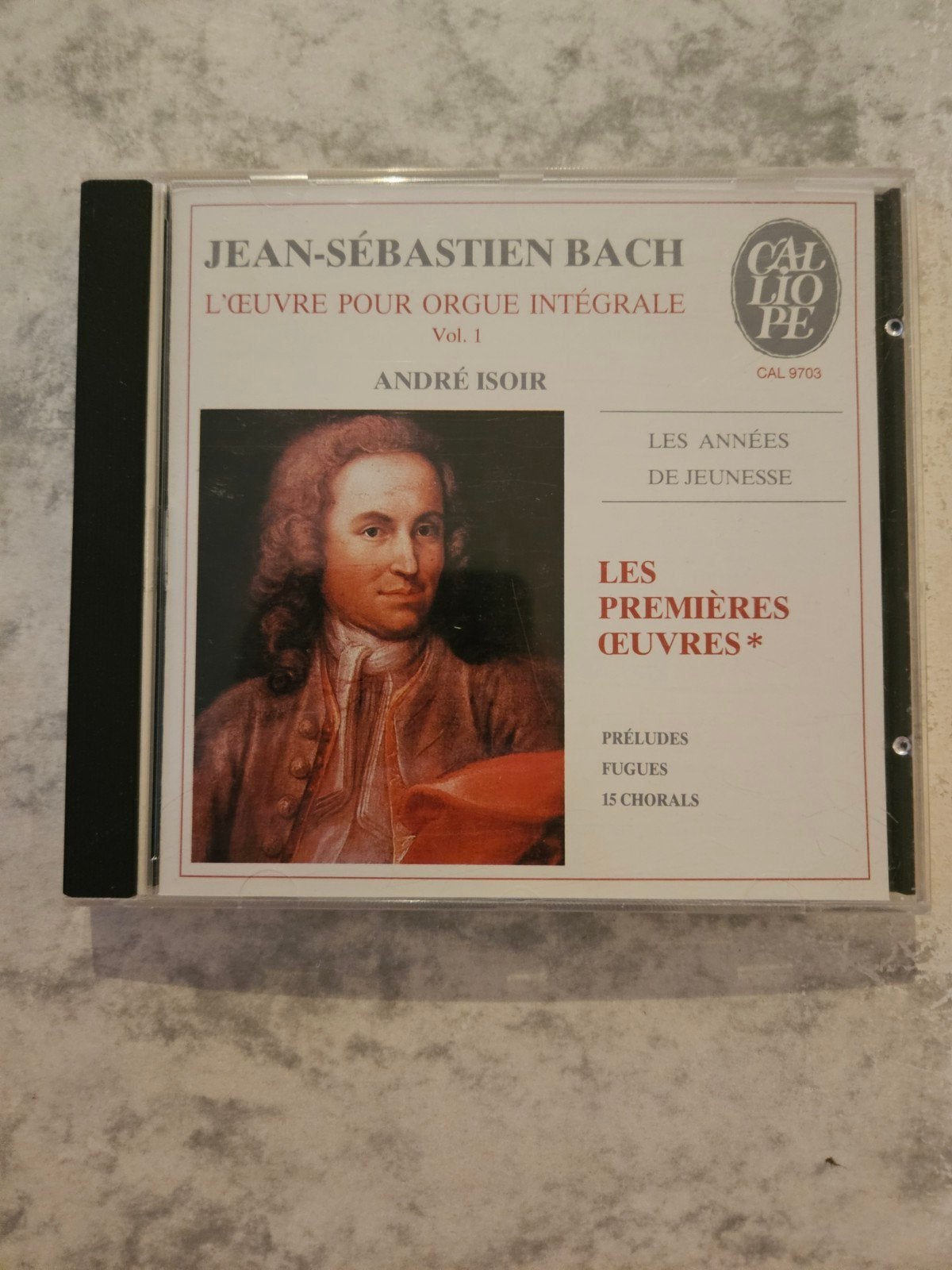 J.S. Bach - L'Œuvre pour Orgue Intégrale Vol. 1 - André Isoi, Ophalen of Verzenden, Barok, Gebruikt, Overige typen