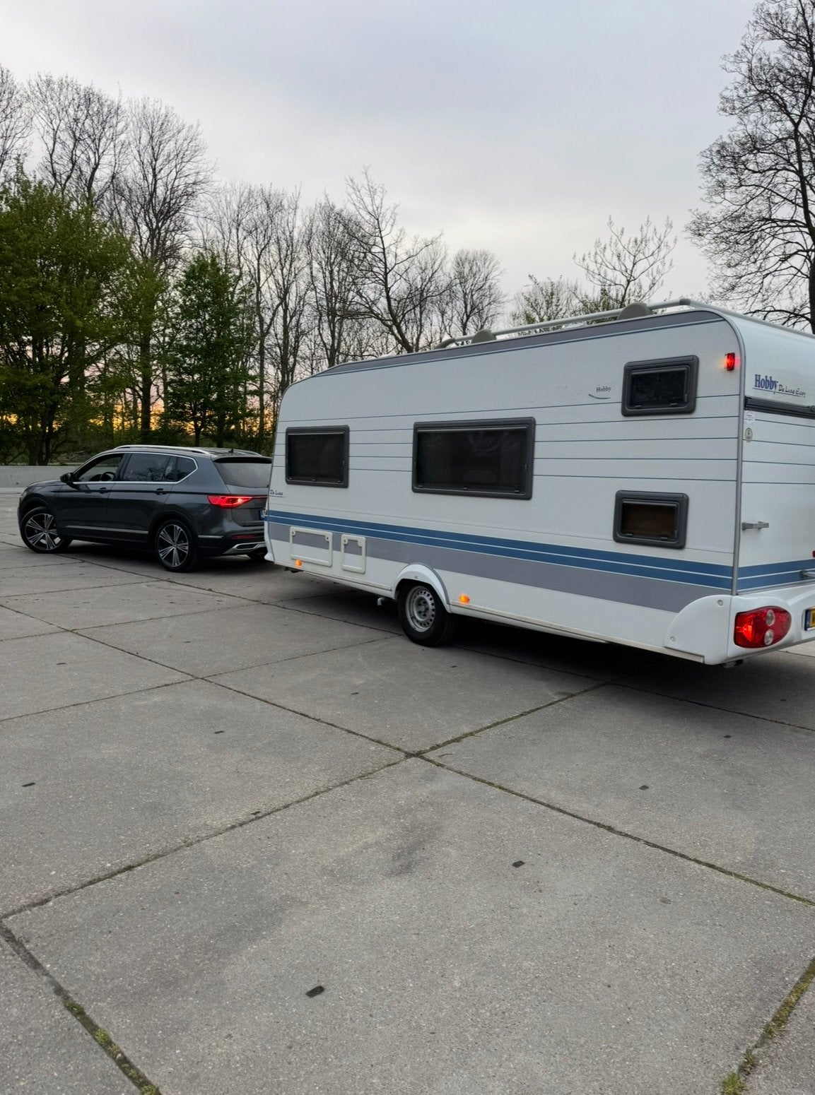 Hobby 500 KMFE stapelbed, Caravans en Kamperen, Stapelbed, Rondzit, Hobby, Particulier