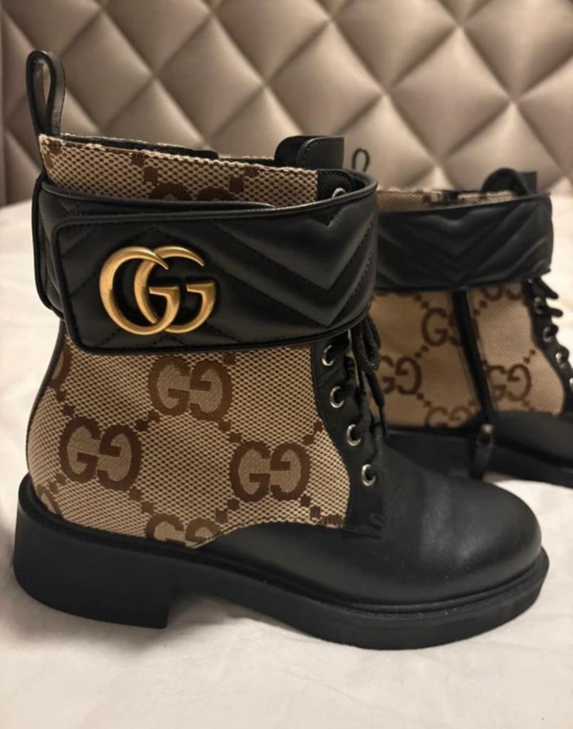Gucci laarzen, Overige kleuren, Lage of Enkellaarzen, Ophalen of Verzenden, Zo goed als nieuw