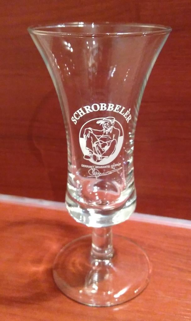 Schrobbelèr Classic Glaasje 4,5cl. (D2), Ophalen of Verzenden, Gebruikt, Borrel- of Shotglas