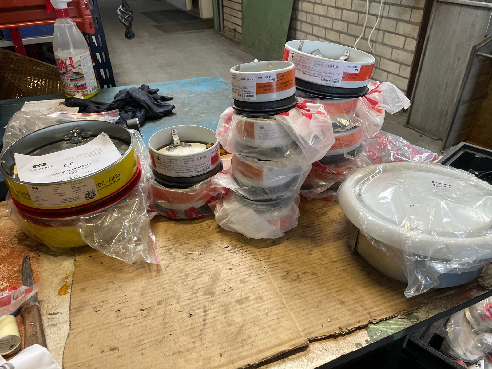 Nieuwe Brandkleppen en vlinderbrandkleppen - Diverse maten, Ophalen, Nieuw, Ventilator en Afzuiger