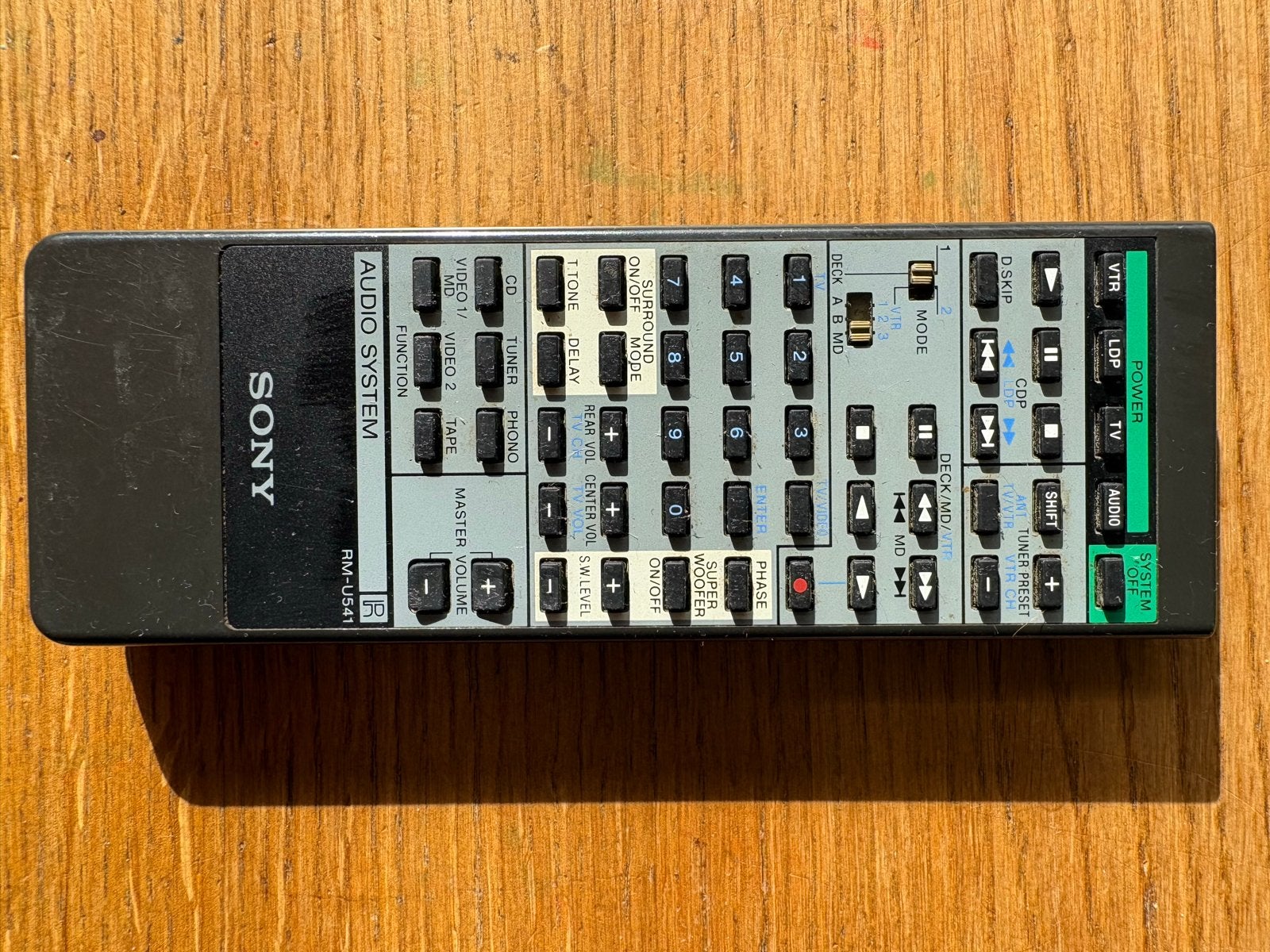 Sony RM-U541 Afstandsbediening Audio Systeem, Ophalen of Verzenden, Gebruikt, Origineel, Receiver of Versterker