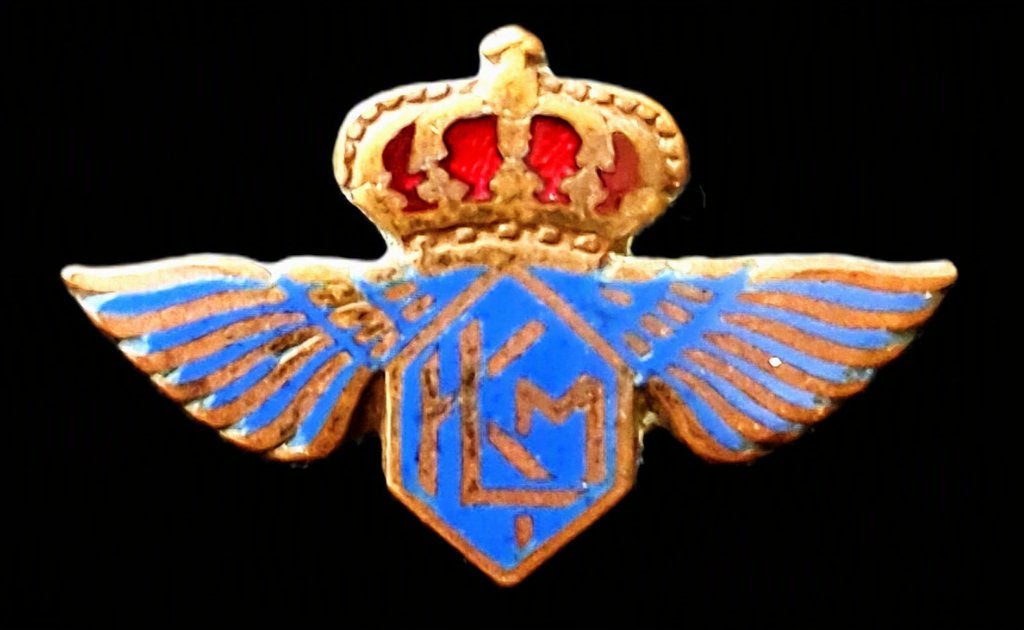 KLM speld klassiek -, Verzenden, Zo goed als nieuw, Transport, Speldje of Pin