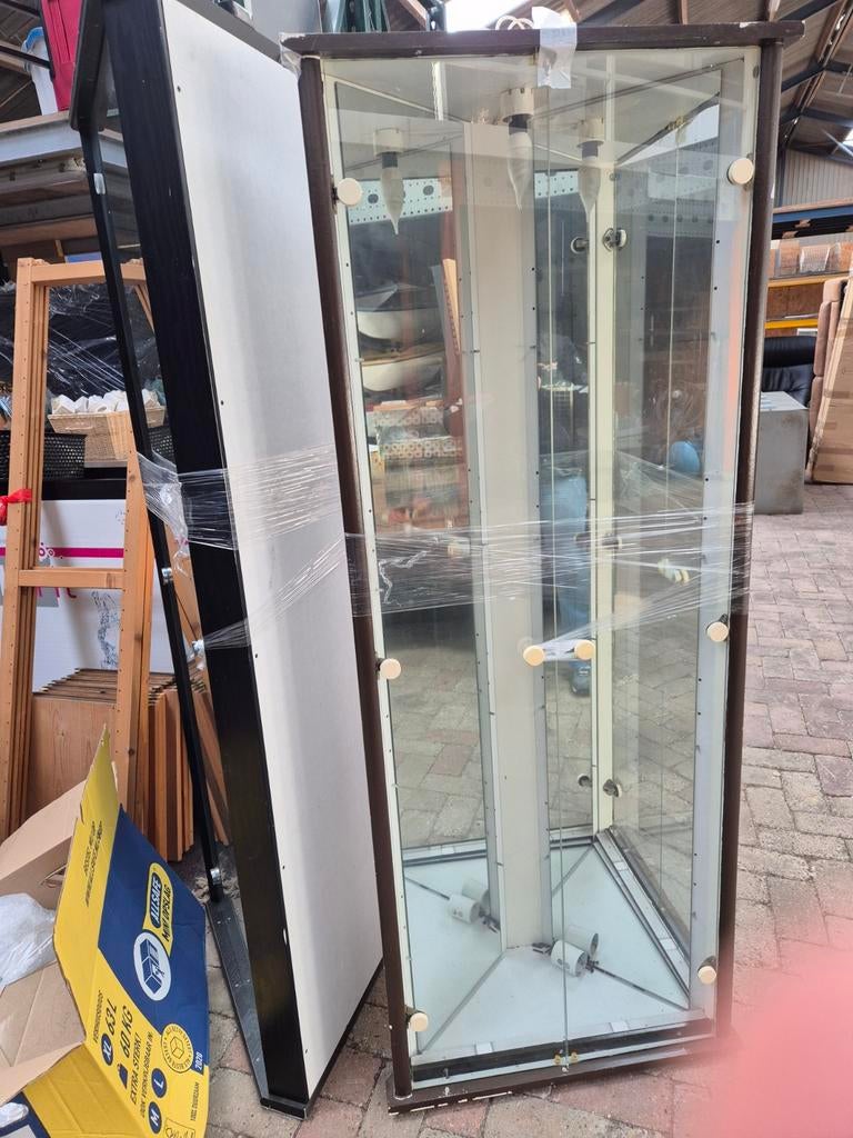 Vitrinekast, Ophalen, Gebruikt, ., 50 tot 100 cm