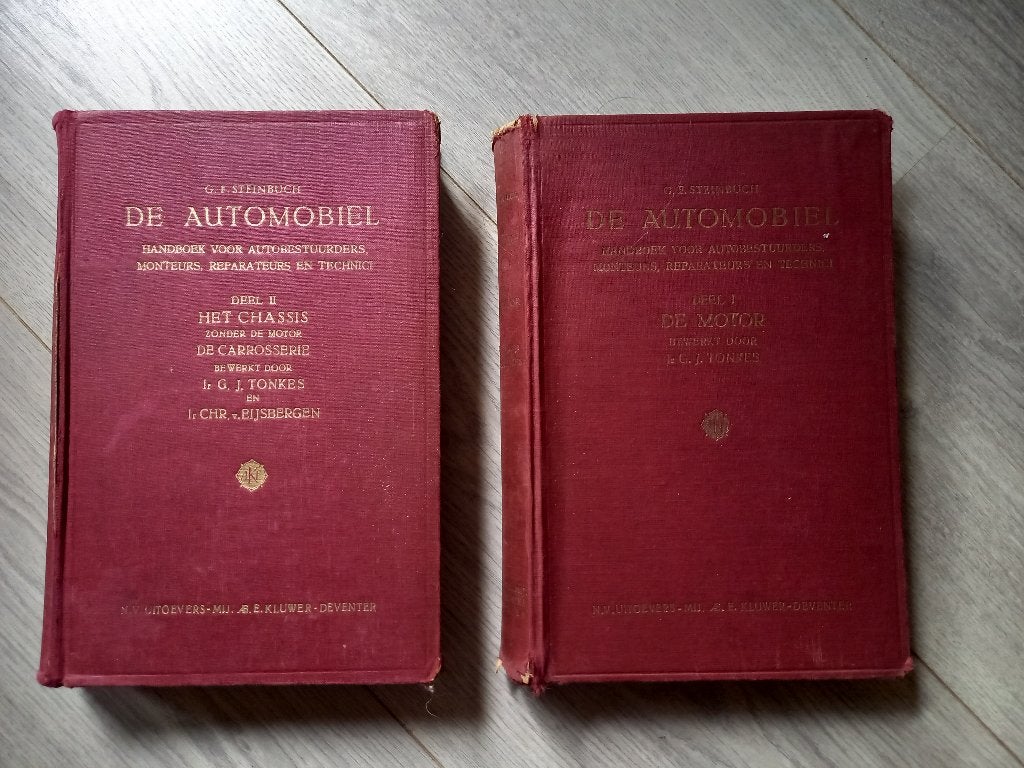 Steinbuch De Automobiel Deel I en Deel II, Ophalen of Verzenden, Gelezen, Algemeen