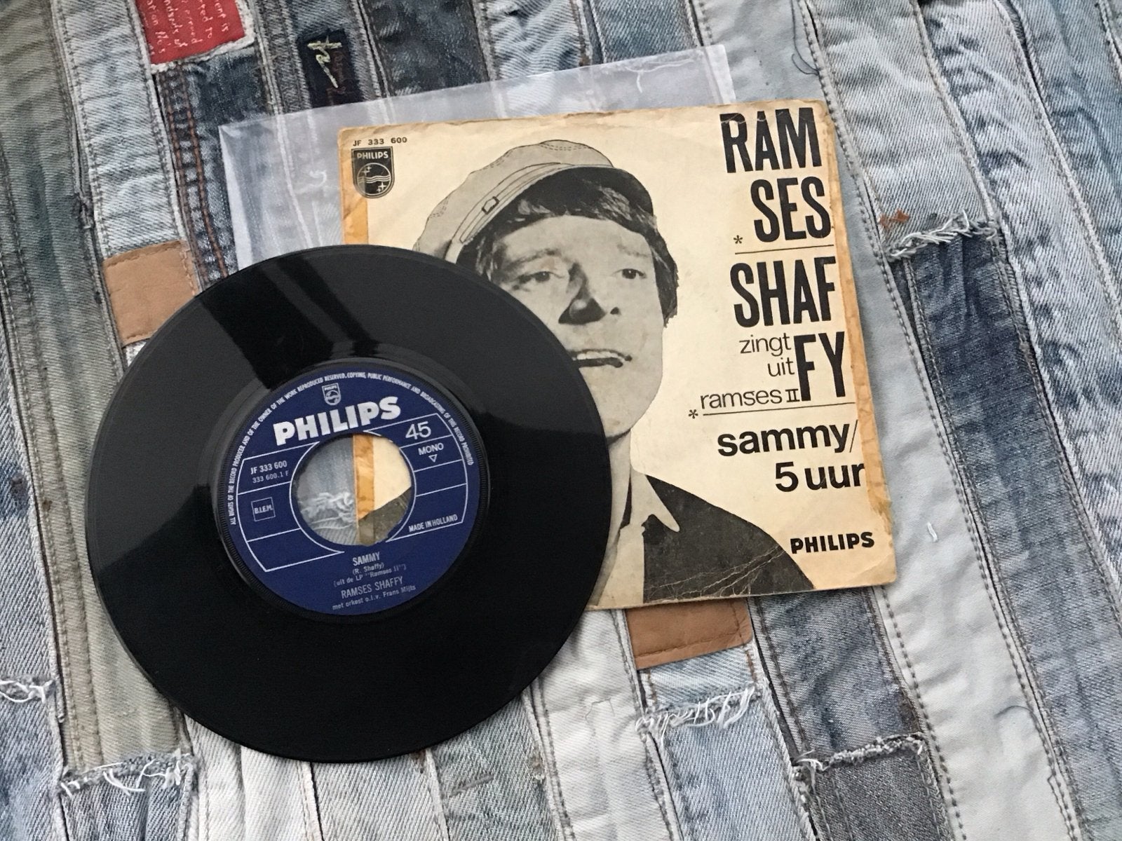 Ramses Shaffy - Sammy / 5 Uur (Philips 45 RPM), Gebruikt, Pop, 7 inch, Ophalen of Verzenden